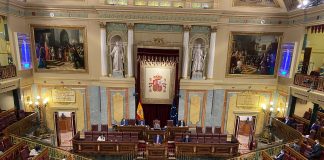 Maraver, durante su intervención en el Congreso de los Diputados.