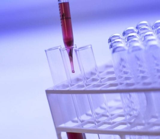 Primera piedra (metafóricamente hablando) del Centro de Innovación y Desarrollo Tecnológico de la provincia de Guadalajara Análisis en un laboratorio.