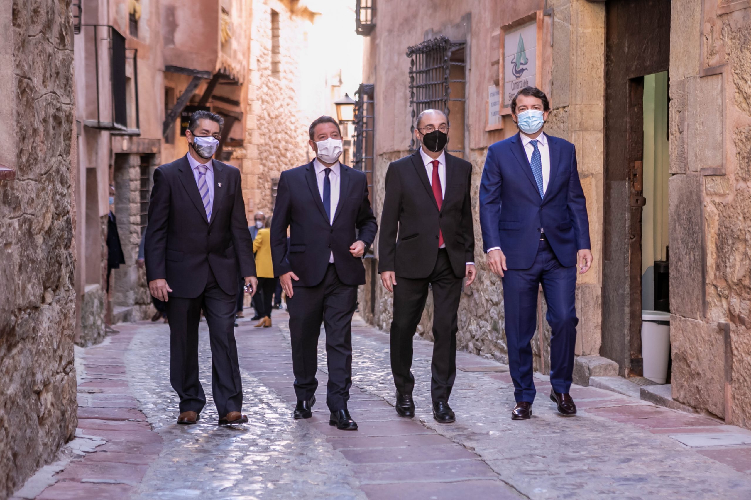 Los presidentes autonómicos, en Albarracín.