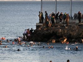 El Tarajal, en 2021. (Foto: Antonio Sempere / Europa Press)