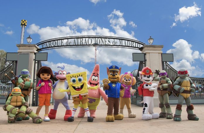 Entrada al Parque de Atracciones de Madrid.