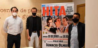 Presentación de la novillada del 20 de junio de 2021 en Hita.