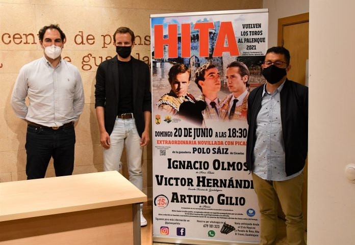 Presentación de la novillada del 20 de junio de 2021 en Hita.