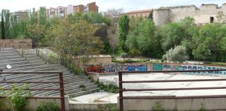 Estado del auditorio del barranco del Alamín el 1 de mayo de 2021. (Foto: La Crónic@)