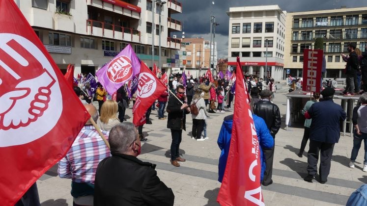 Primero de Mayo de 2021 en la Plaza de Santo Domingo de Guadalajara. (Foto: La Crónic@)