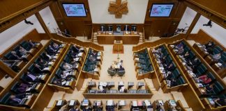 Una sesión del Parlamento Vasco.
