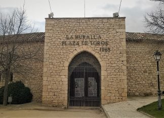Puerta grande de la Plaza de Toros "La Muralla", de Brihuega. (Foto: La Crónic@)