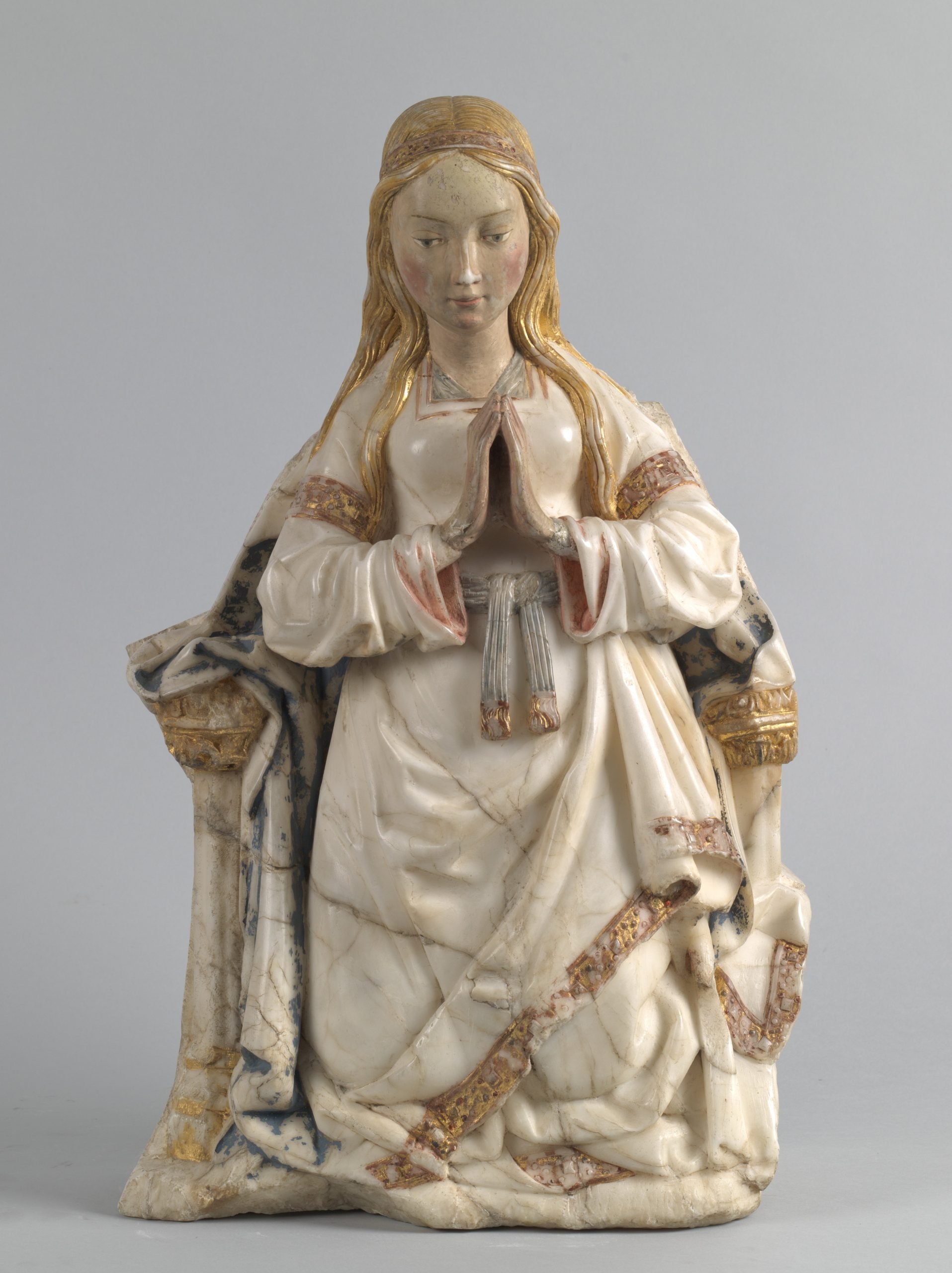 Virgen orante del Museo del Prado, pieza que acaba de acreditarse que es falsa, casi medio siglo después de su adquisición.