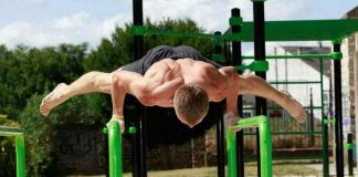 Ejercicio de calistenia.