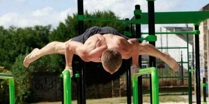 Ejercicio de calistenia.