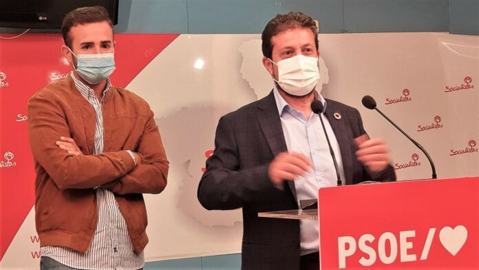 Borja Castro y Pérez Torrecilla durante su rueda de prensa del 21 de junio de 2021.
