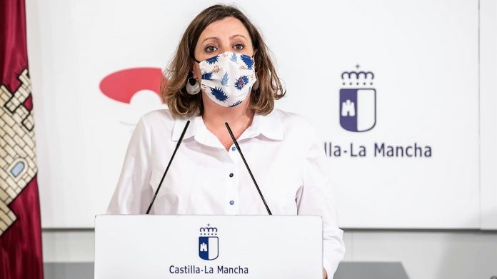 La consejera Patricia Franco, durante su rueda de prensa.