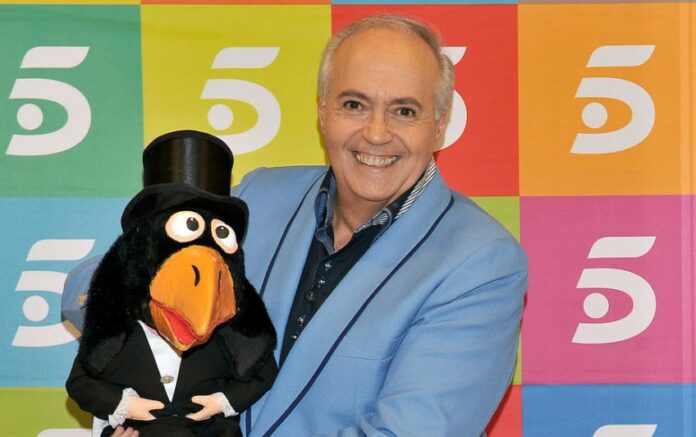 José Luis Moreno con su muñeco 