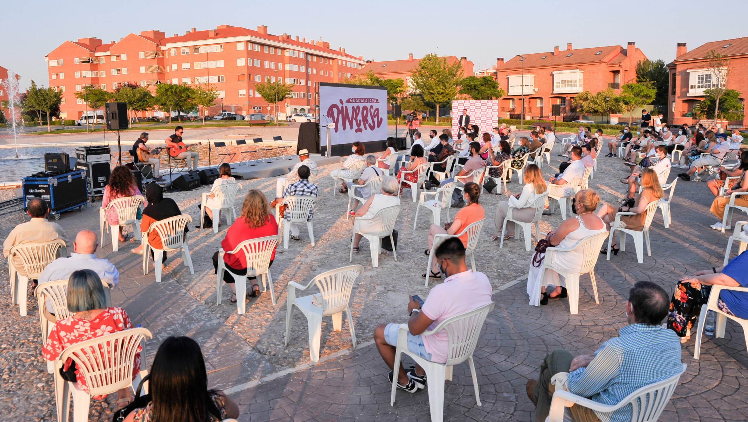 Presentación del sello de "Guadalajara Diversa", el 20 de julio de 2021.