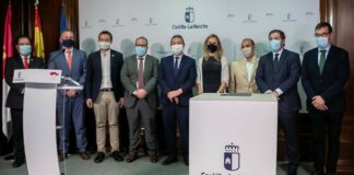 La firma del convenio de la Alameda de Sigüenza se ha formalizado en el Guadalajara.
