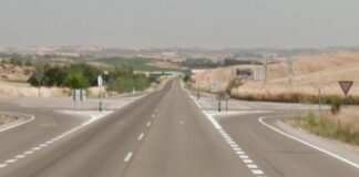 Cruce donde ha ocurrido el accidente, cerca de Heras de Ayuso. (Foto: Google Maps)