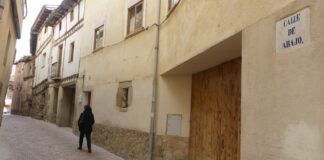 Calle de Abajo, en Molina de Aragón.