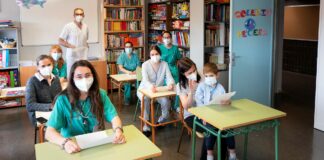 "La Pecera", aula en el Hospital de Guadalajara. (Foto: SESCAM)