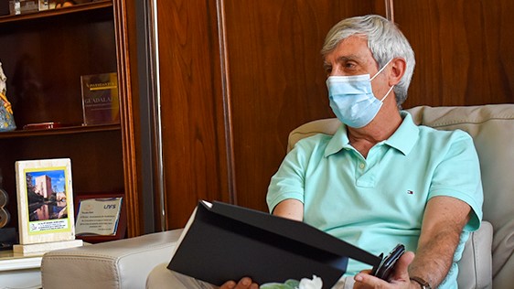 Luis Barra el 2 de agosto de 2021.