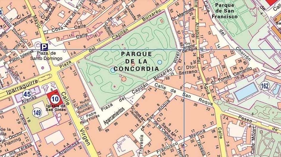 En el plano callejero oficial ni siquiera figuraba ninguna "Calle de Boixareu Rivera", sino la plaza.