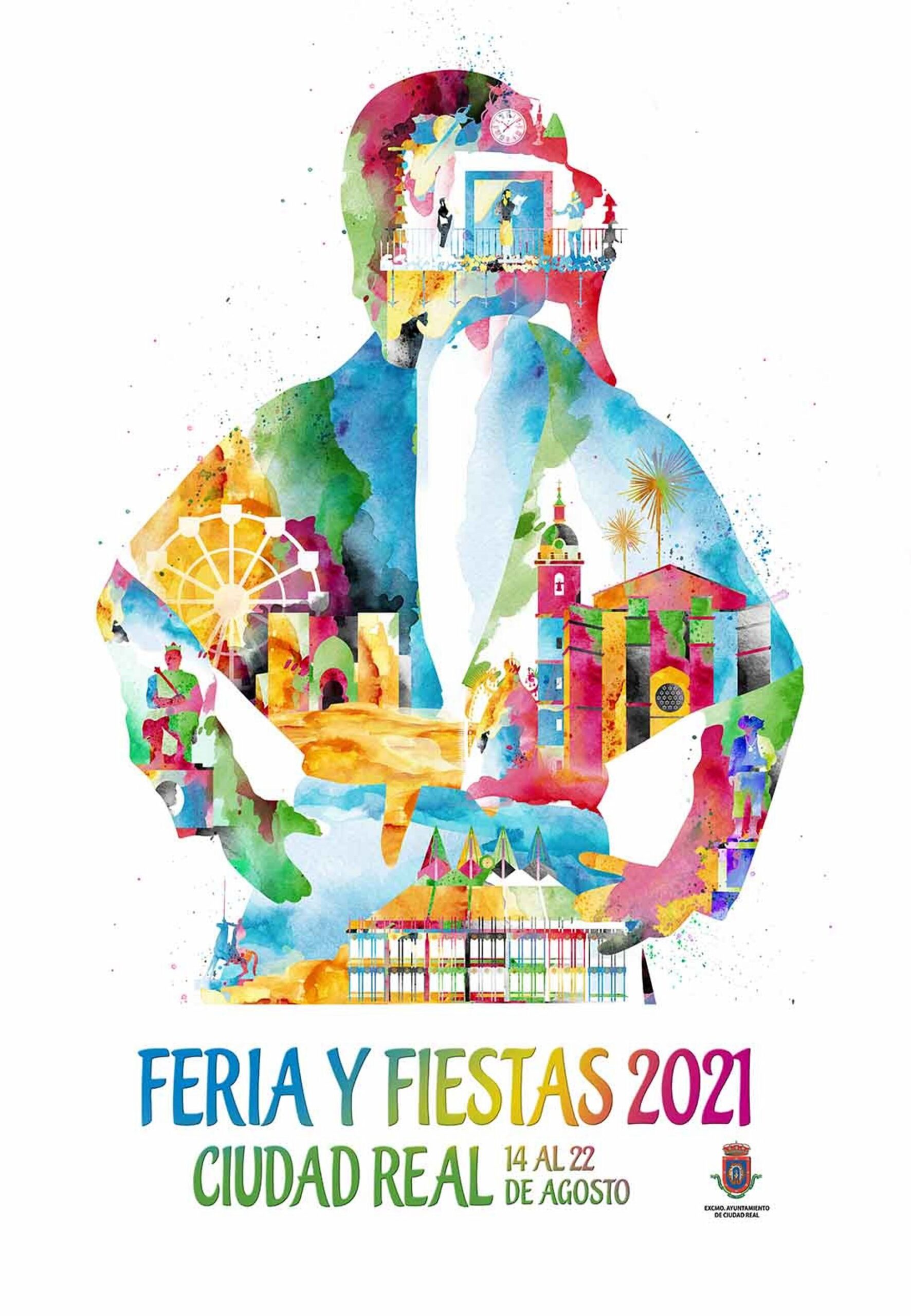 Cartel de las Ferias y Fiestas 2021 de Ciudad Real.