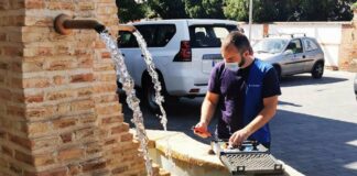Azuqueca se protege de la legionella Vigilancia especial estos días sobre las fuentes de Azuqueca de Henares, contra la legionella.