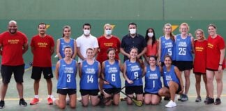 Al mejor Lacrosse de España le gusta Azuqueca Selección española de Lacrosse, en categoría absoluta, durante su concentración en Azuqueca en agosto de 2021.