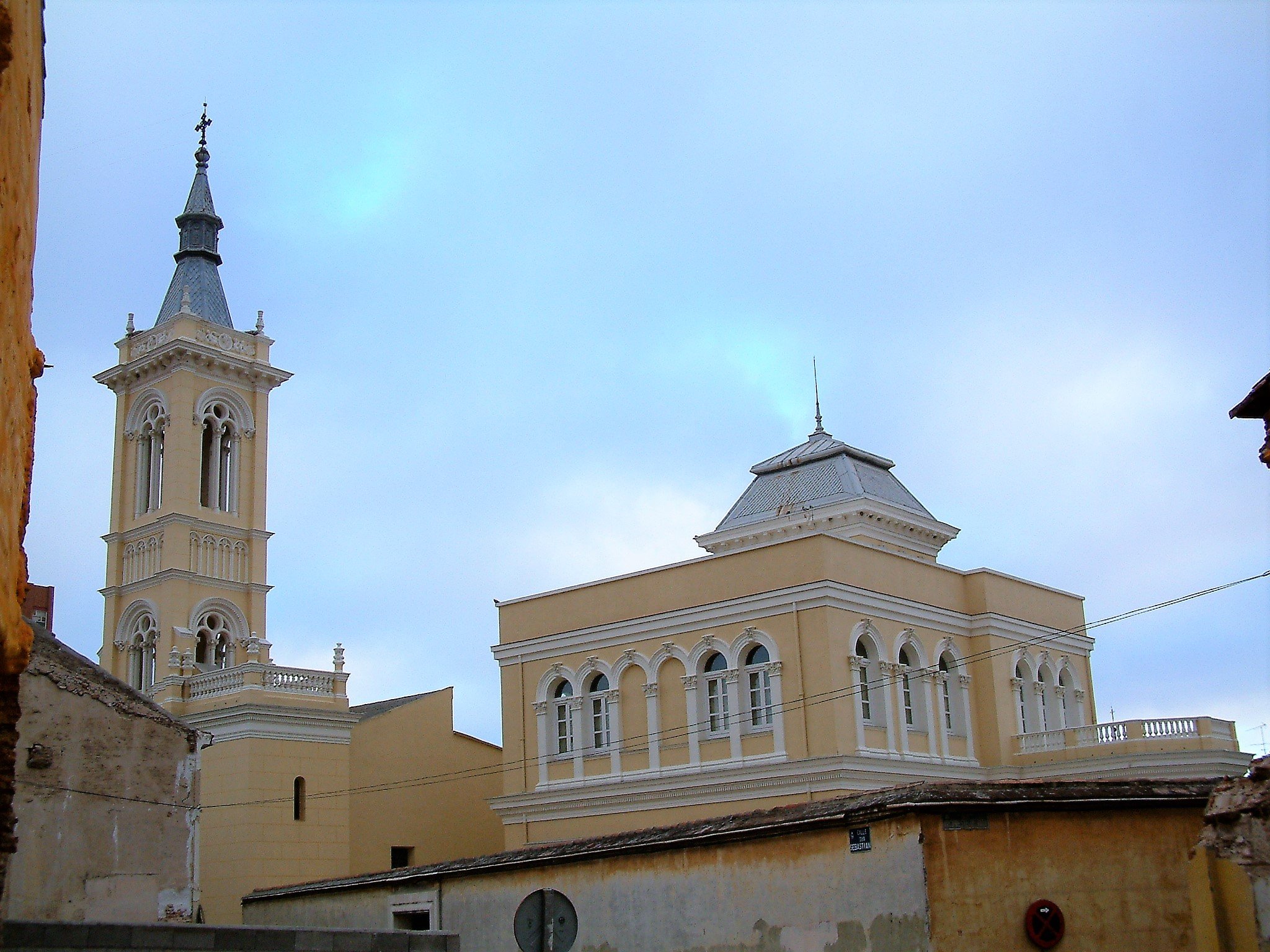 Casa palacio de la duquesa del Sevillano en Guadalajara, colegio de los HH. Maristas desde los años 60 del pasado siglo. (Foto: La Crónic@)