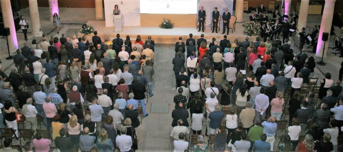 Última recepción de alcaldes organizada por la Diputación, en septiembre de 2019.