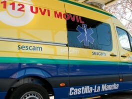 UVO móvil del SESCAM en la provincia de Guadalajara.