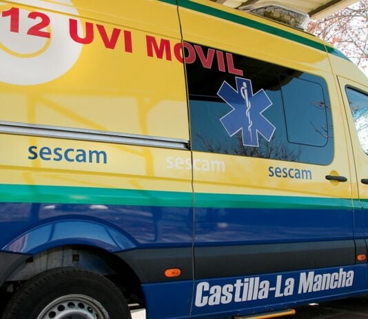 UVO móvil del SESCAM en la provincia de Guadalajara.