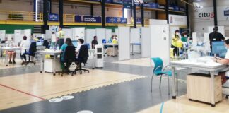 Vacunas sin cita previa todas las mañanas en el San José Vacunación en el Polideportivo San José de Guadalajara.