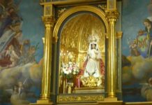 La imagen de la Virgen de la antigua volverá a su santuario tras el 8 de septiembre, esta vez sin procesión. (Foto: La Crónic@)