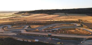 El circuito de Alcolea reabre con una emocionante prueba de autocross Vista general del circuito de Alcolea del Pinar.