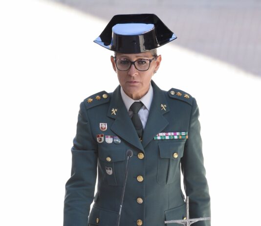 La teniente coronel Cristina Moreno.