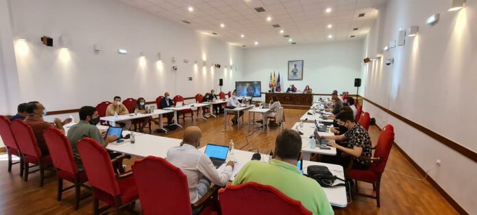 Un momento del pleno del Ayuntamiento de Guadalñajara celebrado este viernes, 3 de septiembre de 2021.