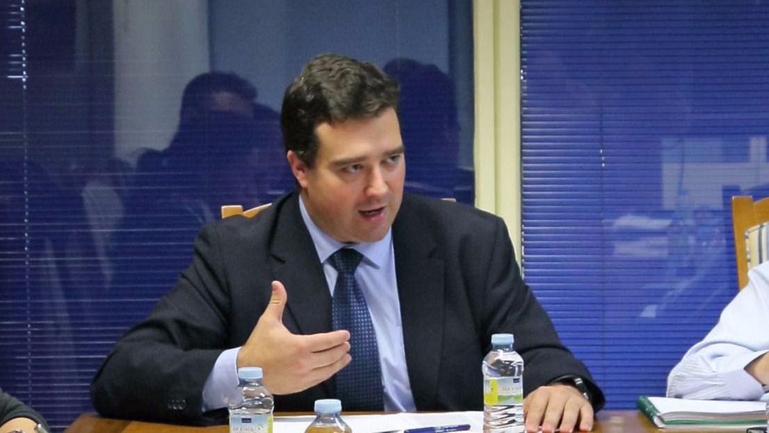 Sergio David González, en su etapa como consejero, que coincidió con el incendio de la planta de residuos de Chiloeches.