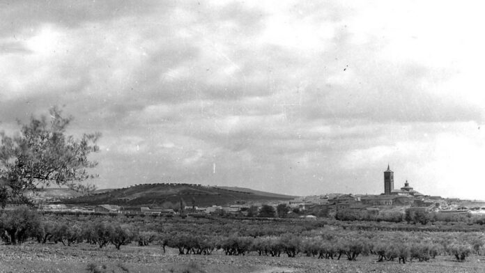 Vista general de Cabanillas del Campo en el primer tercio del siglo pasado, en fotografía de Tomás Camarillo.