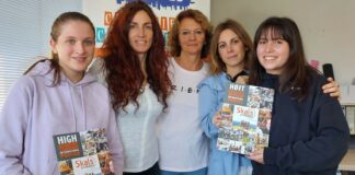 De Guadalajara a Dinamarca: la innovadora aventura de dos alumnas del «Aguas Vivas» Las jóvenes alumnas del Aguas Vivas, en los días previos a su viaje hasta Dinamarca.