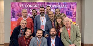 Unidad azudense, inimaginable hace meses, en una fotografía subida a Twitter por el propio José Luis Blanco.