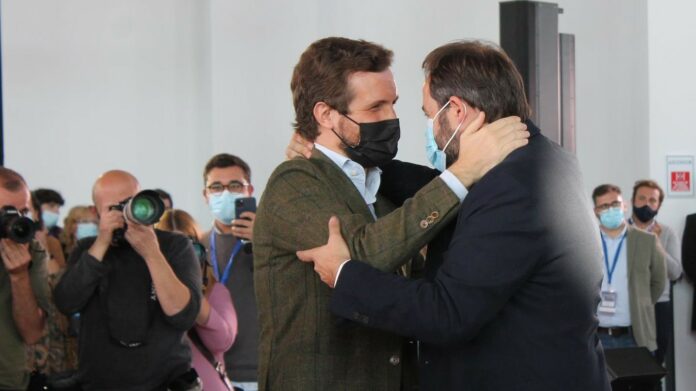 casado-nunez Casado y Núñez, en el congreso regional del PP de Castilla-La Mancha.