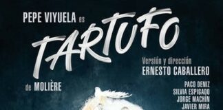 Pepe Viyuela sube "Tartufo" al escenario de la Casa de Cultura de Azuqueca de Henares.