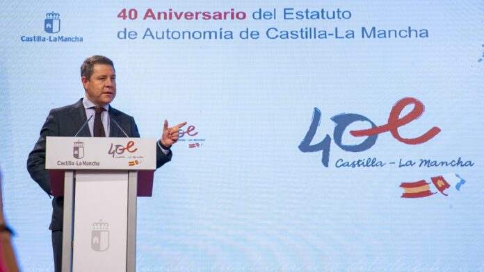 Presentación de los actos del 40 aniversario del Estatuto de Castilla-La Mancha.