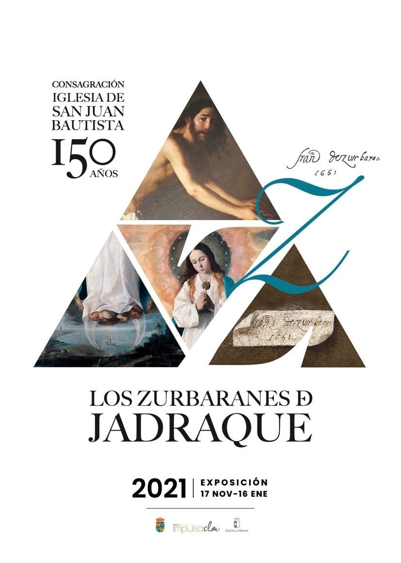 Cartel de la exposición 'Los zurbaranes de Jadraque'.