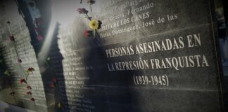 Memorial a las víctimas del franquismo en el cementerio de Guadalajara. (Foto: La Crónic@)