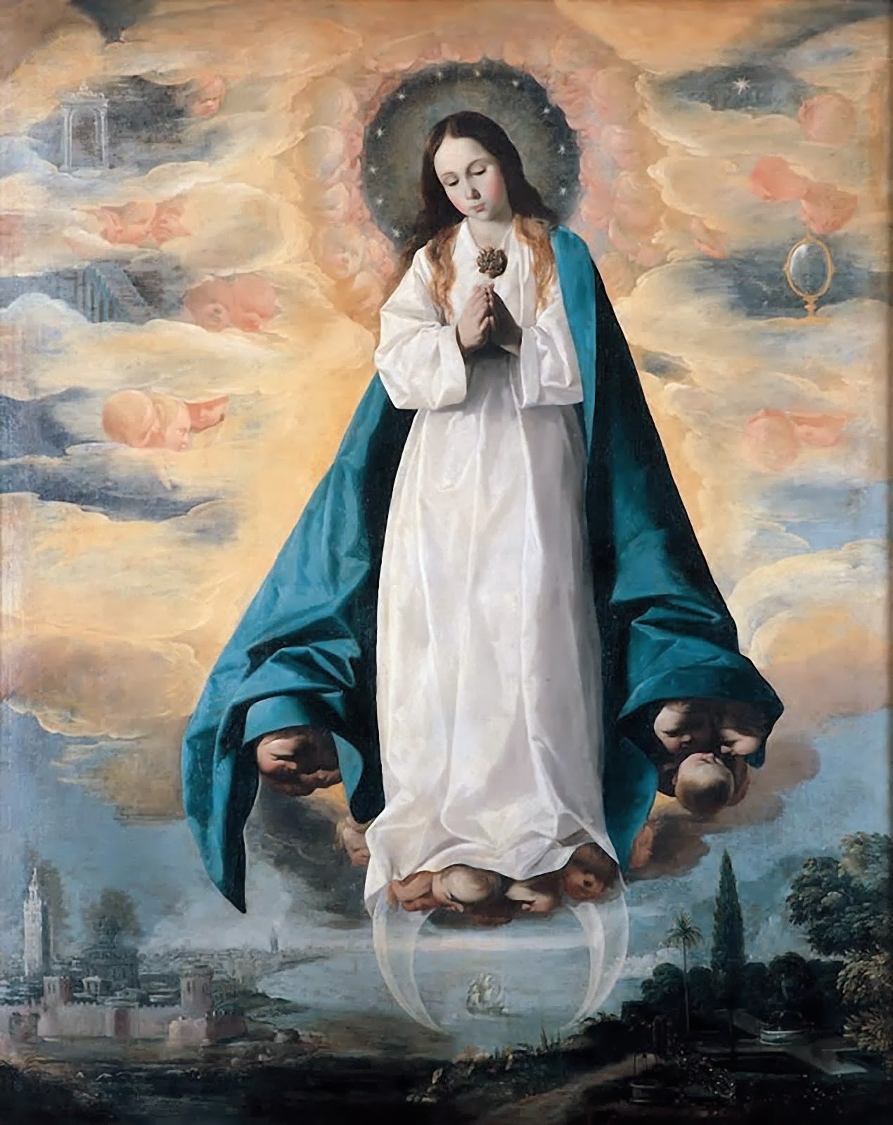 La "Inmaculada Niña", de Zurbarán.