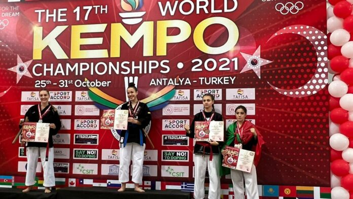 Susana Naranjo, en lo más alto del podio en Anatolia.