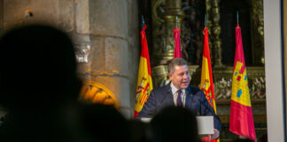 Intervención de García-Page en el acto de Alarcón.