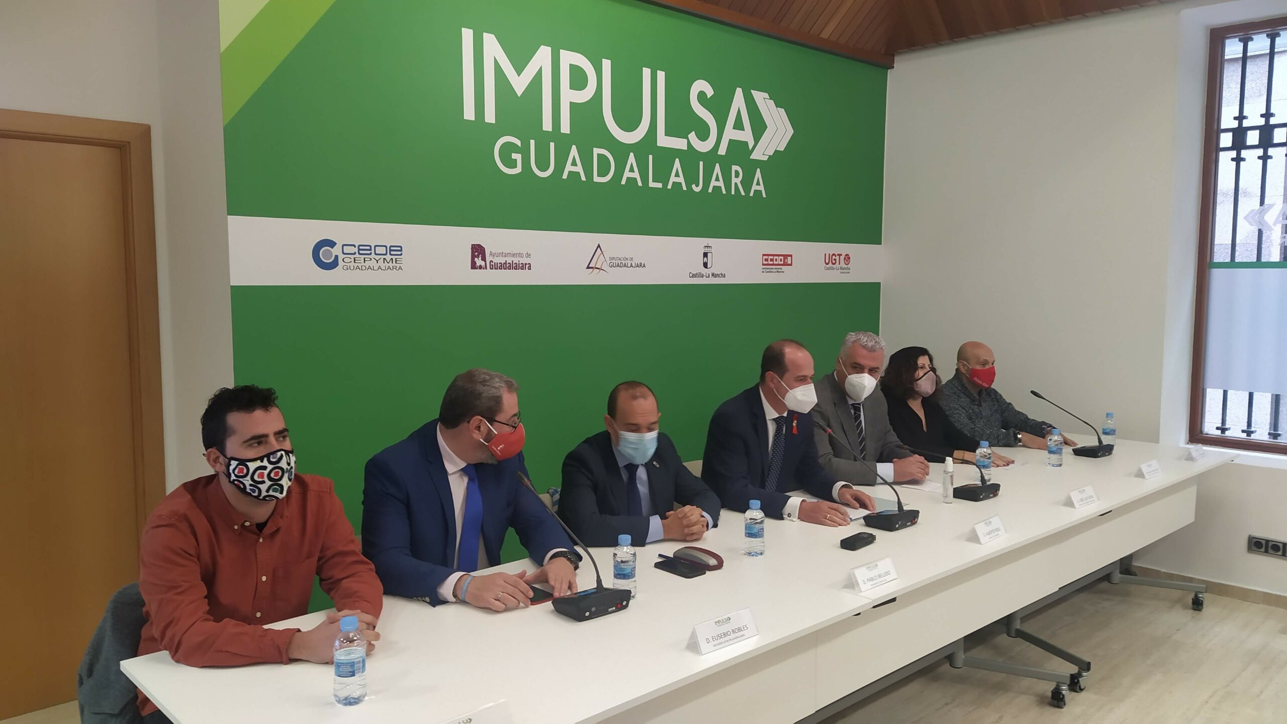 Inauguración del local de "Impulsa Guadalajara" el 1 de diciembre de 2021. (Foto: La Crónic@)