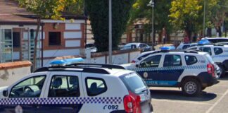 Vehículos de la Policía Local de Azuqueca de Henares.
